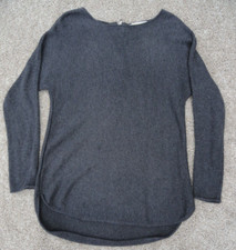Michael Kors Women's Sweater Small Gray Long Sleeve Tunic Pullover Chest 38" Top