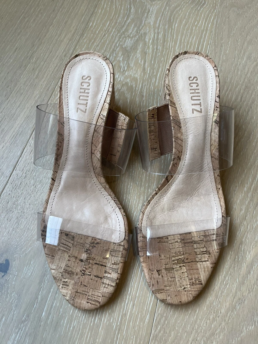 Schutz victorie clearance slide sandal cork