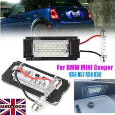 2 Pcs LED License Plate Number Light Lamp for BMW MINI Cooper R56 R57 R58 R59 UK