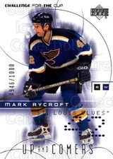 2001-02 UD Challenge for the Cup #131 Mark Rycroft