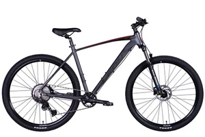 Mountain Bike Hardtail MTB 29 " Aluminium Disc Brakes Graphite Fh 53cm Bicycle