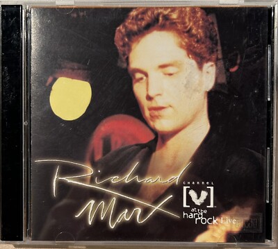 RICHARD MARX Channel V At The Hard Rock Live Rare Taiwan CD Collectible