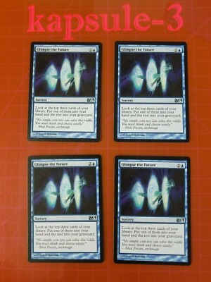 4x Glimpse the Future | M14 Magic 2014 | MTG Magic Cards