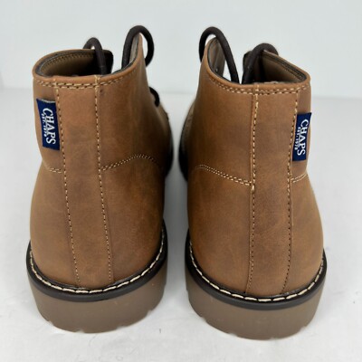Chaps Brown Chukka Boots for Men Chaps Chukka Boots - Two-Tone Design - Comfort Foam Footbed  main image 4