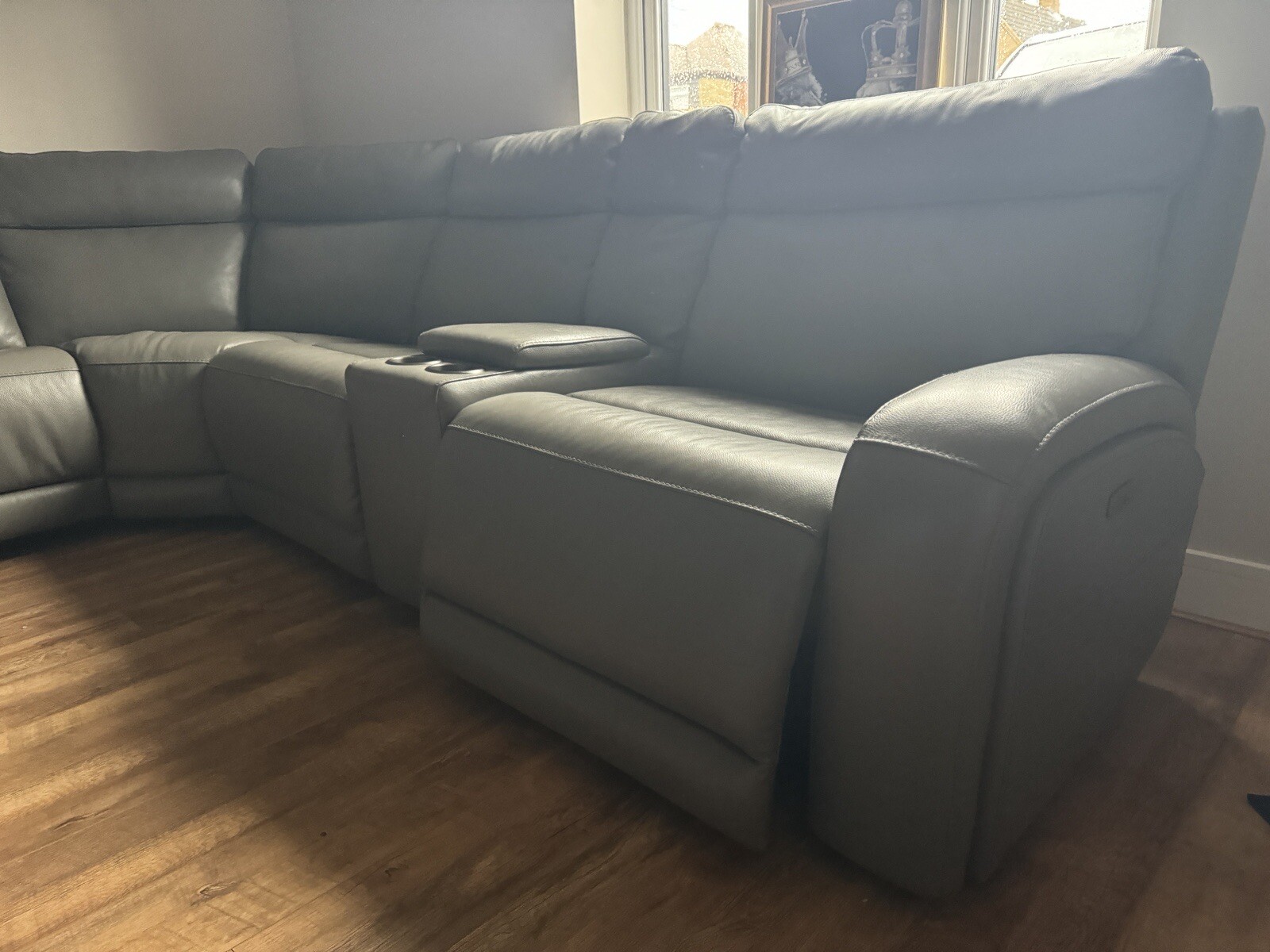 NATUZZI CORNER SOFA ELECTRIC RECLINER L SHAPE SOFA eBay
