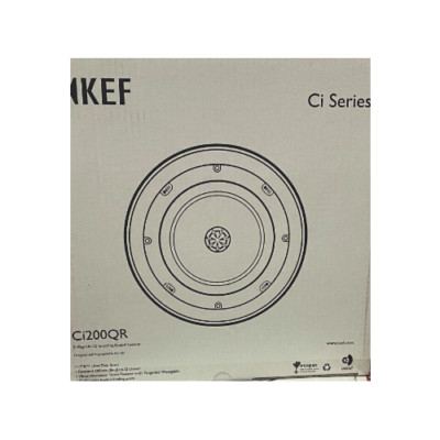 KEF CI200QR Round In-Ceiling Speaker Architectural Loudspeaker (Single)