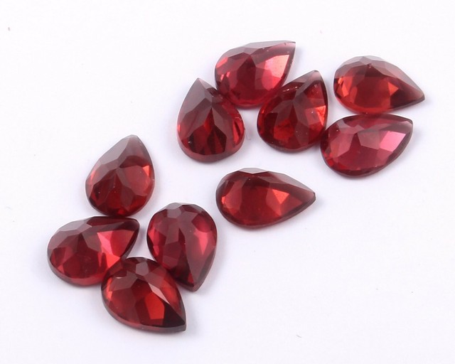 Calibrated Pear Loose Gemstone_Red Loose Stone 6x85x8 MM 5 Pc eBay