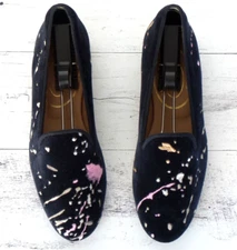 SO CUTE! Women's $575 Stubbs & Wootton Velvet "POLLOCK" Slippers Loafer Shoe 7.5
