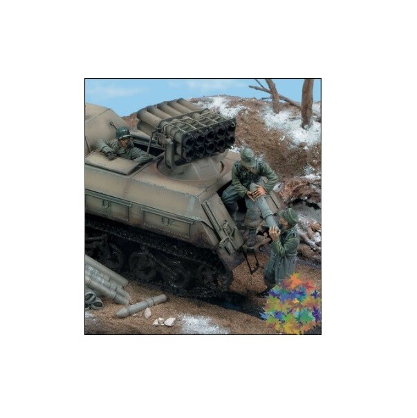 MAQUETTE MODEL, 1/35 Jaguar resin figures, German soldier X2 + diorama