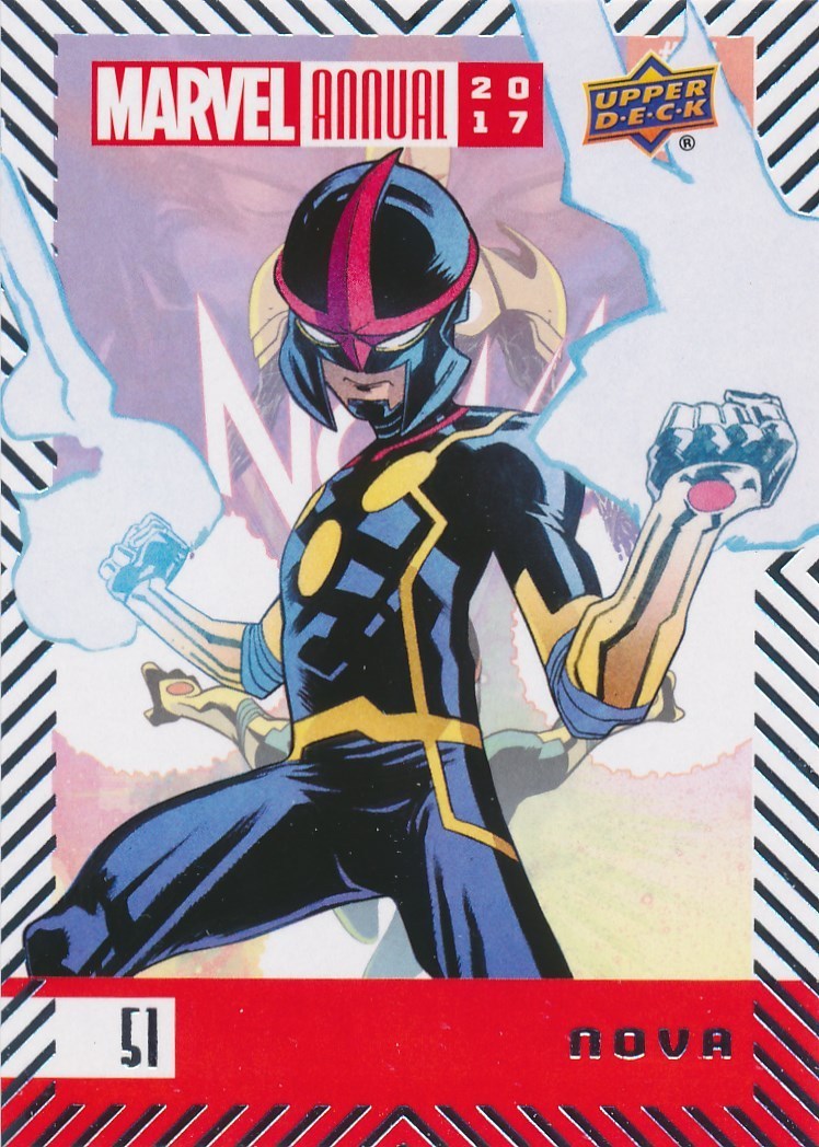 #51 NOVA (2018) 2017 Upper Deck Marvel Annual CHAMPIONS