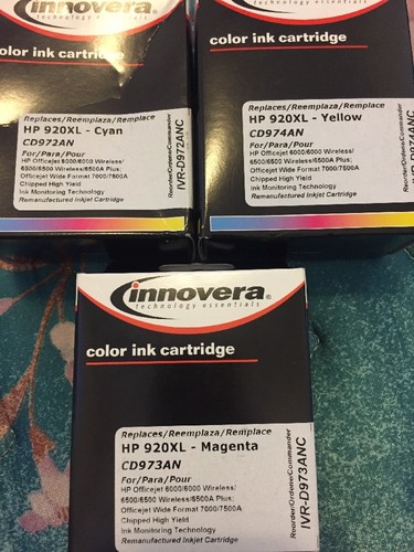 Cyan Magenta Yellow Ink Combo DEAL 3 Packs WOW!! | eBay