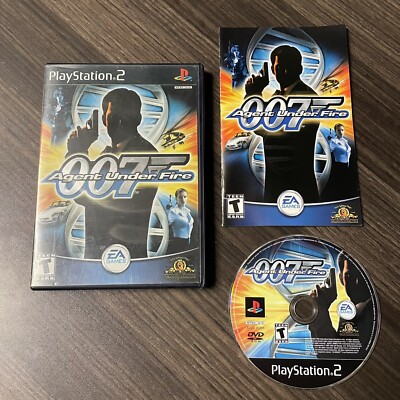 James Bond 007 in Agent Under Fire PlayStation 2 PS2 Disc+Case+Manual ...