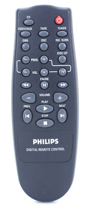 Télécommande D'origine Philips RT182-104 Pour Magnétoscope - Occasion, Garantie 6 Mois