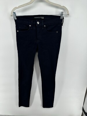 Veronica Beard Brooke Skinny Mid Rise Jeans in indigo blue