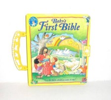 Babies First Bible Board Book With Handle 1996 Free Shipping