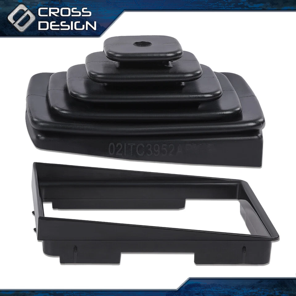 Kit de bota de cambio y bisel de retención apto para Jeep TJ Wrangler 1997-04 transmisión manual Foto 4 de 4