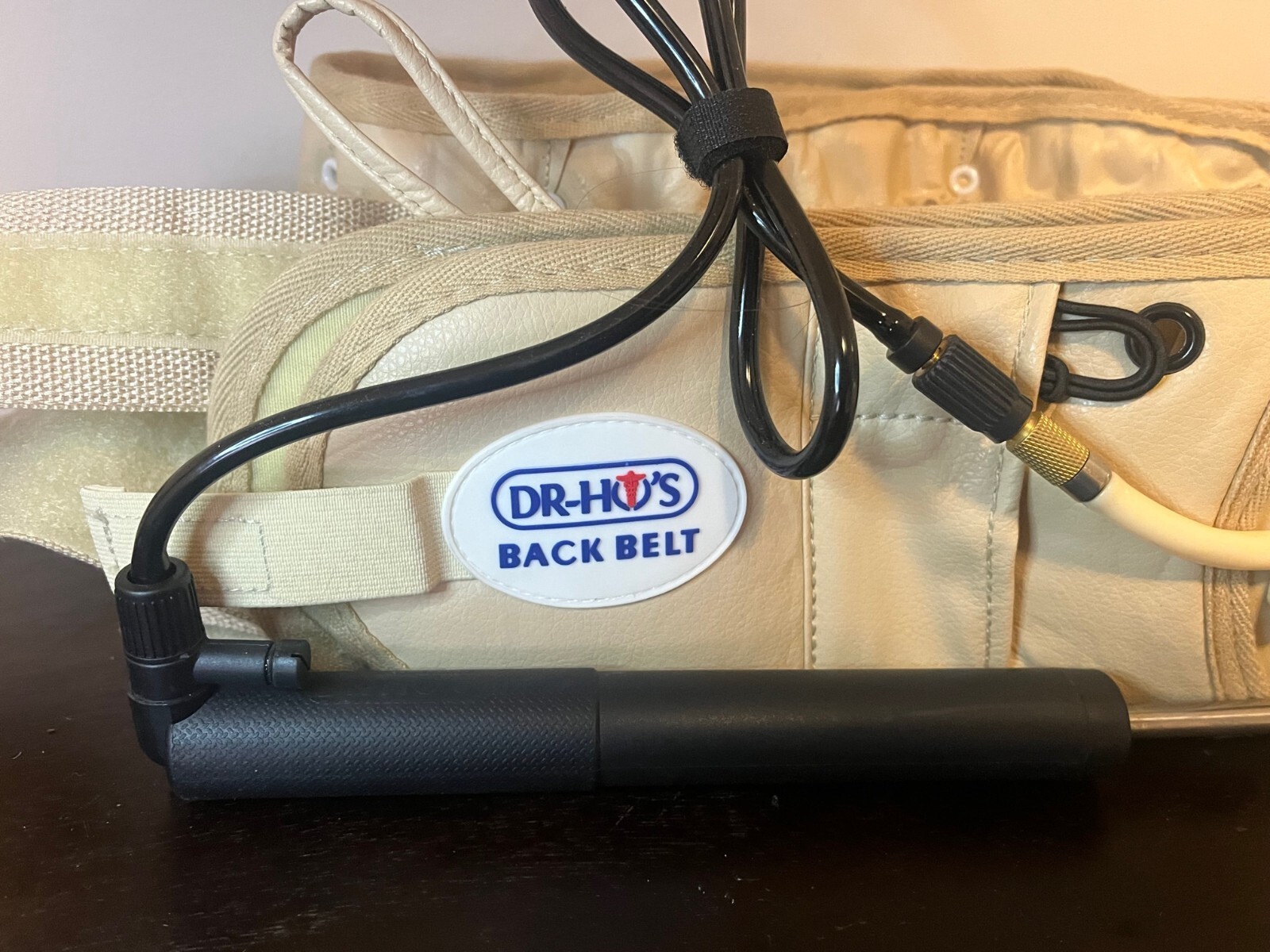 Black Hand Pump Hand Air Inflator Accessories  For Pump Dr . Ho's Brand Belt  US