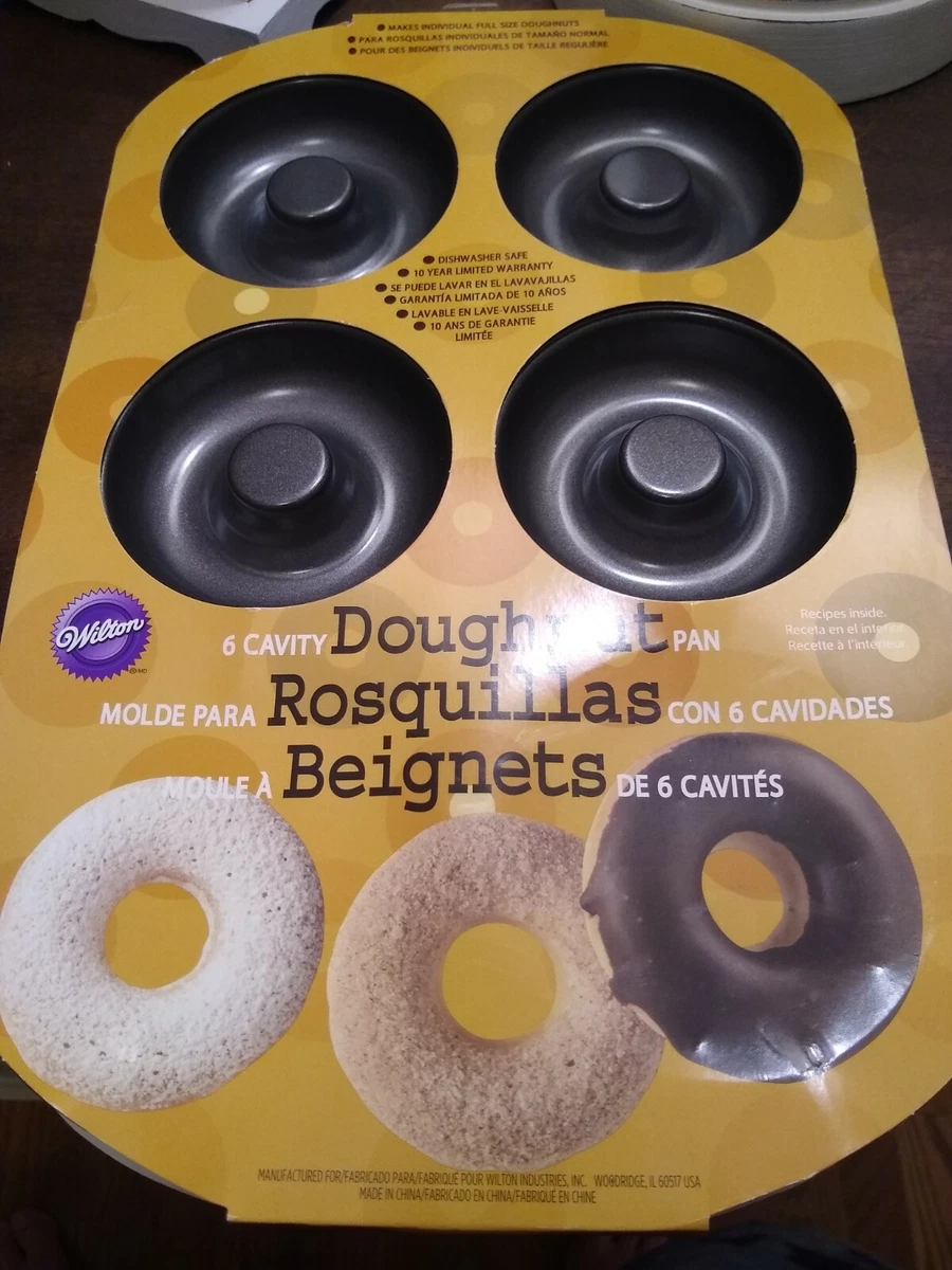Set of TWO Brand New Wilton Non Stick 6 Cavity Donut Baking Pans