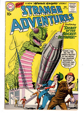 STRANGE ADVENTURES #123 (1960) - GRADE 5.0 - 3RD APPEARANCE OF ATOMIC KNIGHTS!