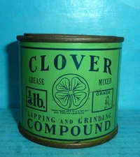 Vintage Clover mfg. Lapping & Grinding Compound 1/4lbs
