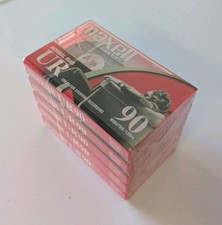 Maxell UR90 Normal Bias Cassette Tapes  5 Pack New Sealed