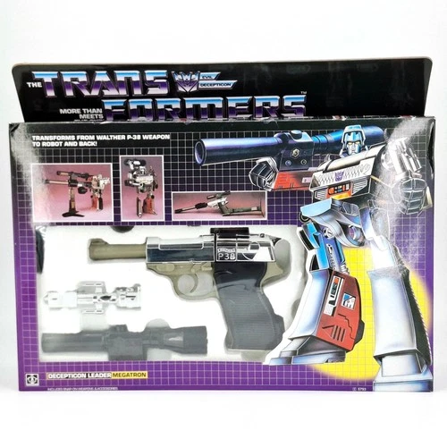 Transformers Reissue G1 Megatron Decepticon Leader Action Figure Toy KO