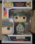 Funko Pop! Stranger Things Dustin #1463 Figure with Shield and Protector
