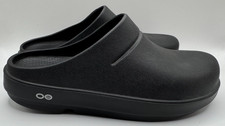 OOFOS Slides Black Comfort Orthopedic Recovery Closed Toe Men s Sz 7/ W9 EUC