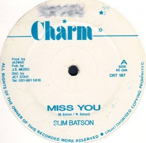 Slim Batson / Slim Batson & Yootie General - Miss You (12'')