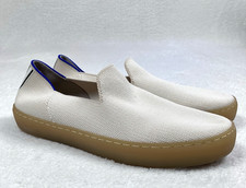 Rothy's Vanilla Bean Knit Gum Sole Original Slip-On Sneakers Womens SZ 8B Shoes