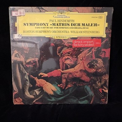 HINDEMITH Symphony Mathis Der Maler & Concert Music STEINBERG - DG ST LP SHRINK.
