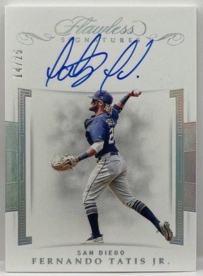 2020 Panini Flawless Signatures Fernando Tatis Jr. Auto Autograph #14/25 RARE SP