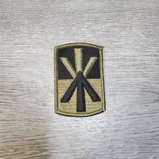 VTG 11th Air Defense Artillery ADA Brigade Subdued Patch NSN 8455-01-102-7914