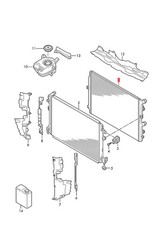 Genuine AUDI VW SKODA SEAT A1 Cooler For Coolant 2Q0121253R