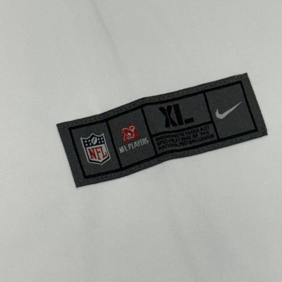 Camiseta de fútbol americano Dallas Cowboys para hombre XL blanca Dak Prescott 4 en el campo Nike NFL Foto 2 de 4