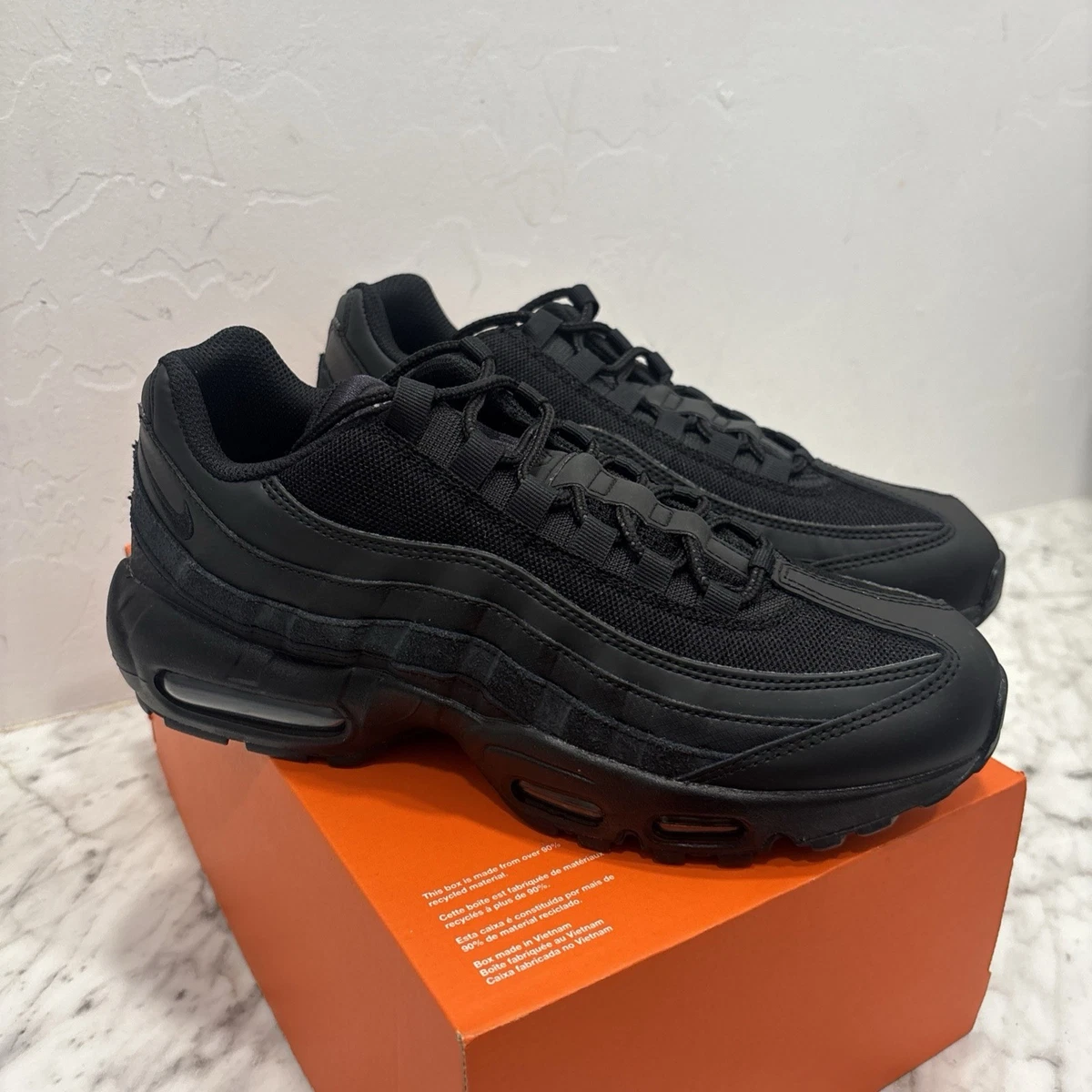 Nike Air Max 95 Essential Triple Black | eBay