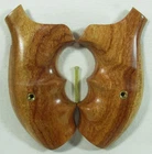 New, Wood grips for S&W Revolvers, K, L Frame, Round butt, 686-64-65-6