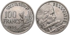 Frankreich - France 100 Francs 1954-1958 verschiedene Jahrg&auml;nge