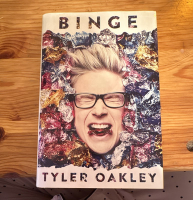 Gallery Books Binge by Tyler Oakley Hardcover Humor Signed Edition