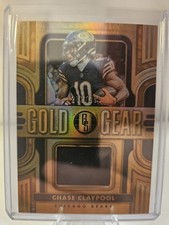 2023 Panini Gold Standard Football Chase Claypool Gold Gear Patch 282/299 #GG-CC