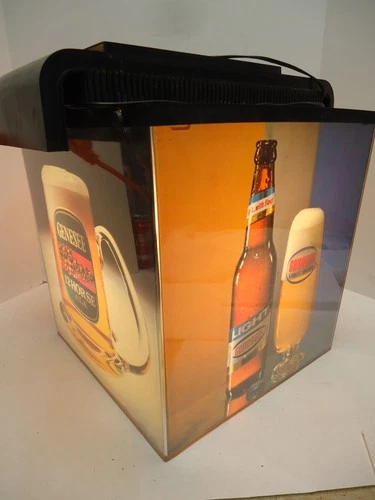 Vintage Genesee 12 Horse Ale Beer Sign Bar Light Chandelier Hanging Box 4-Sided