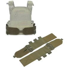 Tactical Vest Cummerbund Quick Release Mounting Strap with Triple Magazine Pouch