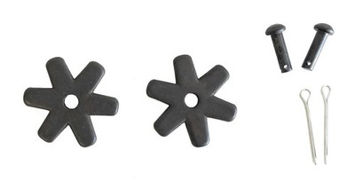 AJ Tack 1 1/4'' 6 Point Rowel Package