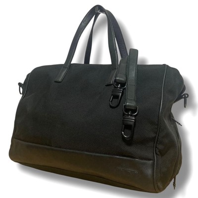 Tumi Boston Bag 2way Large Capacity Leather Black 43061D3