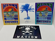 Kenny Chesney 4 Postcards 2024 No Shoes Nation Sun Goes Down Tour @ 5? X 7?