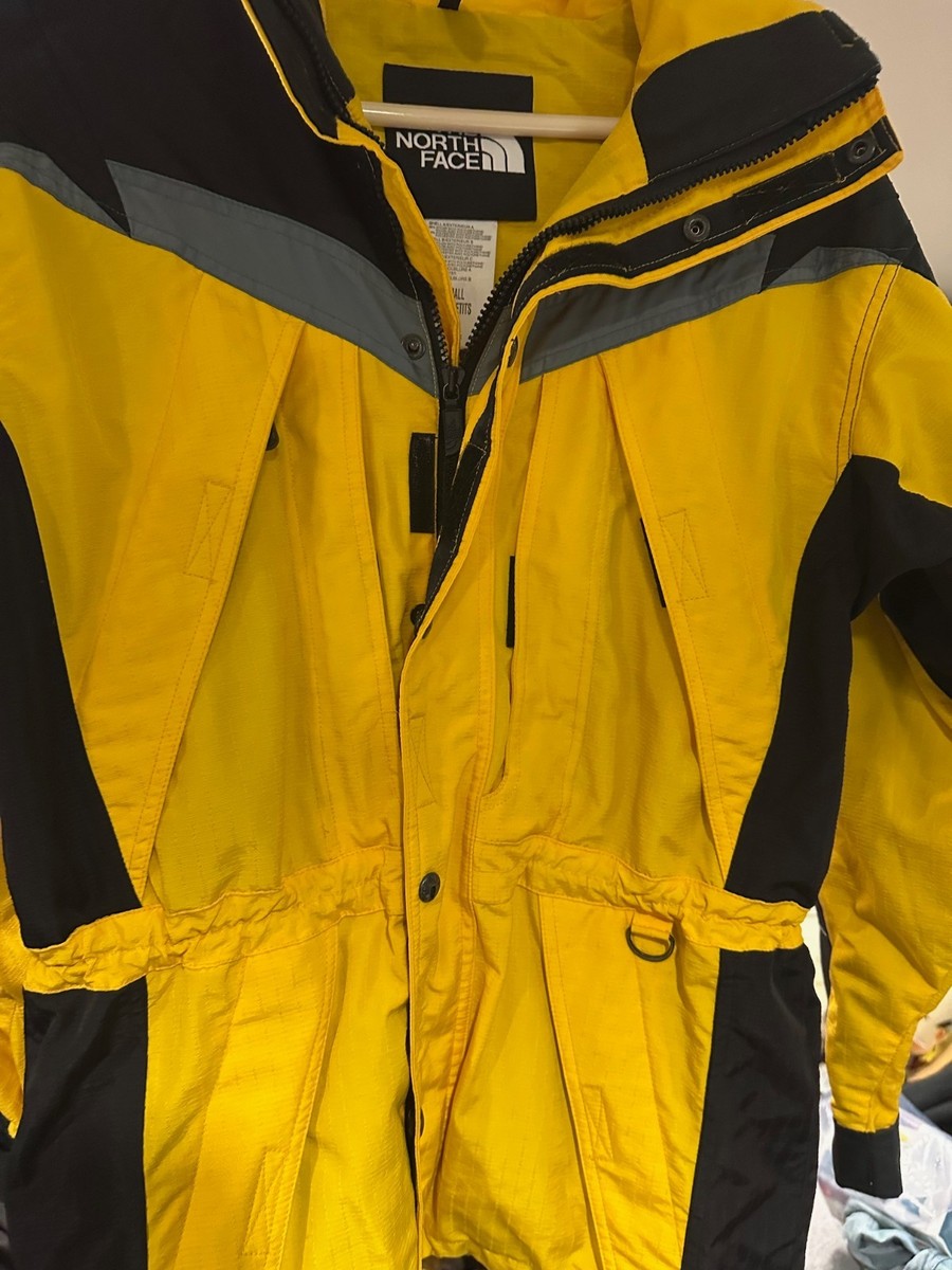 VINTAGE The North Face Jacket Men's Small Yellow Extreme Light Ski