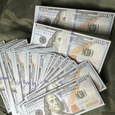  100 Bills 25k Prop Replica Money for Movies, Parties, Tik Tok, Instagram