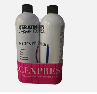 #ad Keratin Complex EXPRESS Blow Out Smoothing Kit Treatment 16 Oz Shampoo 16 Oz .. $155.99