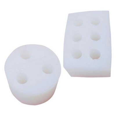 2 PCS Silikonform Verdrehte Kerzen Silikon-Bastelform Stabkerzen