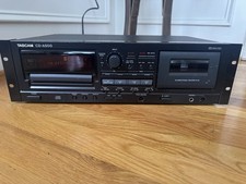 TASCAM CD-A500 CD Cassette Combo Player Recorder Works